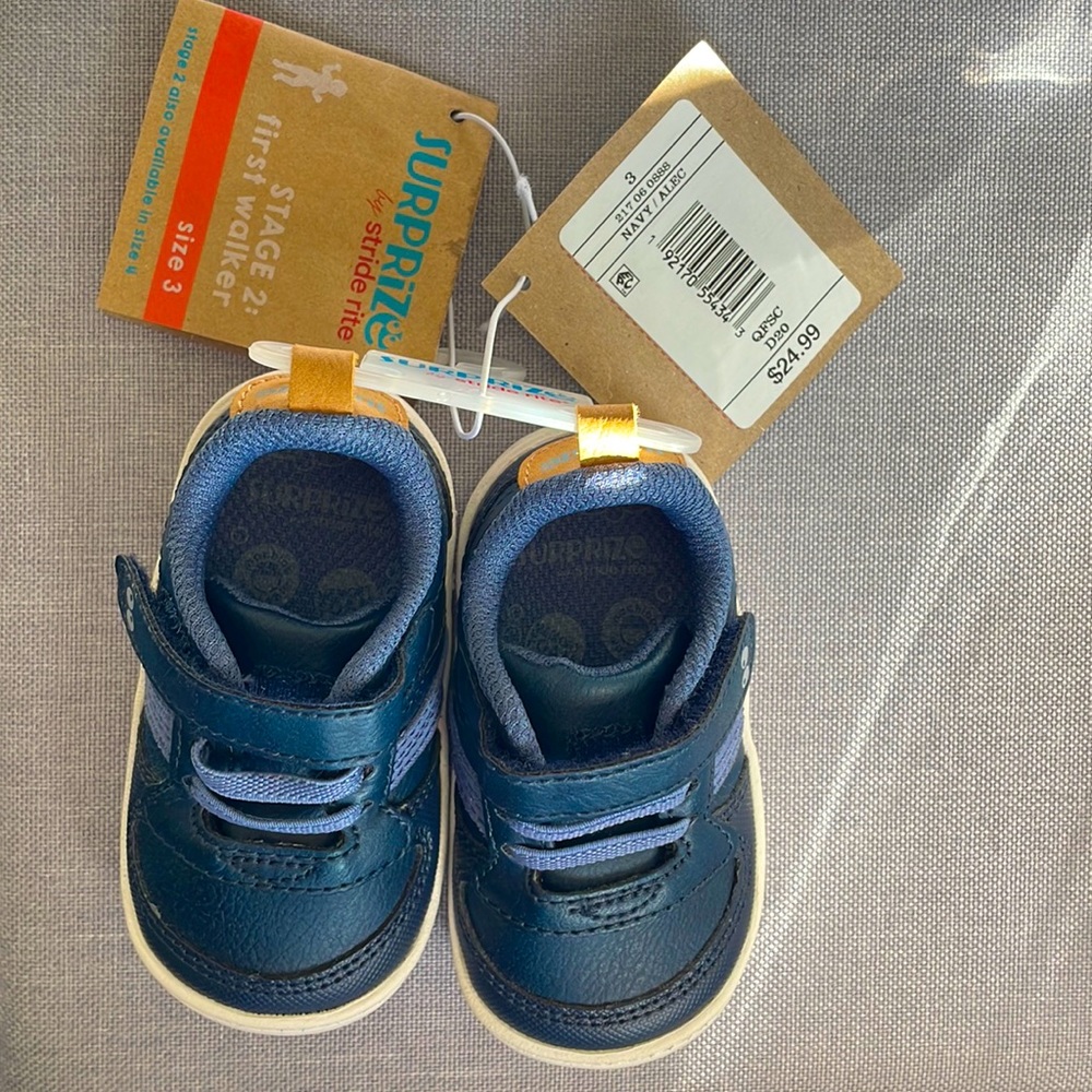 Brand New with tags! Baby Shoes! Surprize by Stride Rite. CLEARANCE deal!